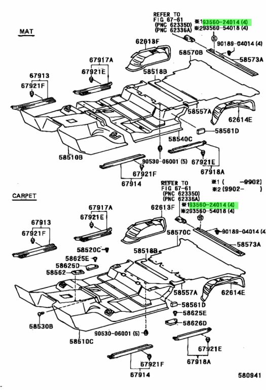 Toyota 93560 14014